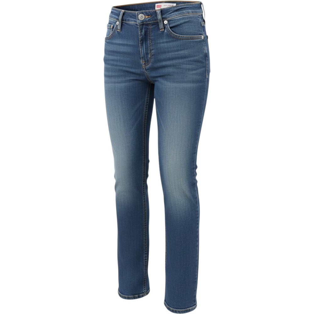 Levi's 502 Regular Jeans Womens 12 REG Blue Excellent Stretch Straight Leg 141